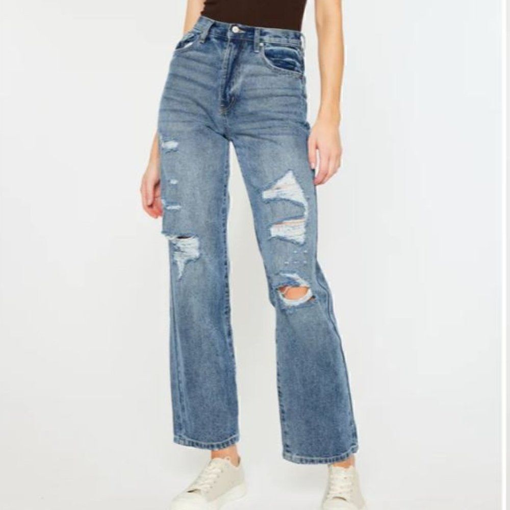 KANCAN Ultra High Rise 90s Boyfriend Jeans Size 5 / 26